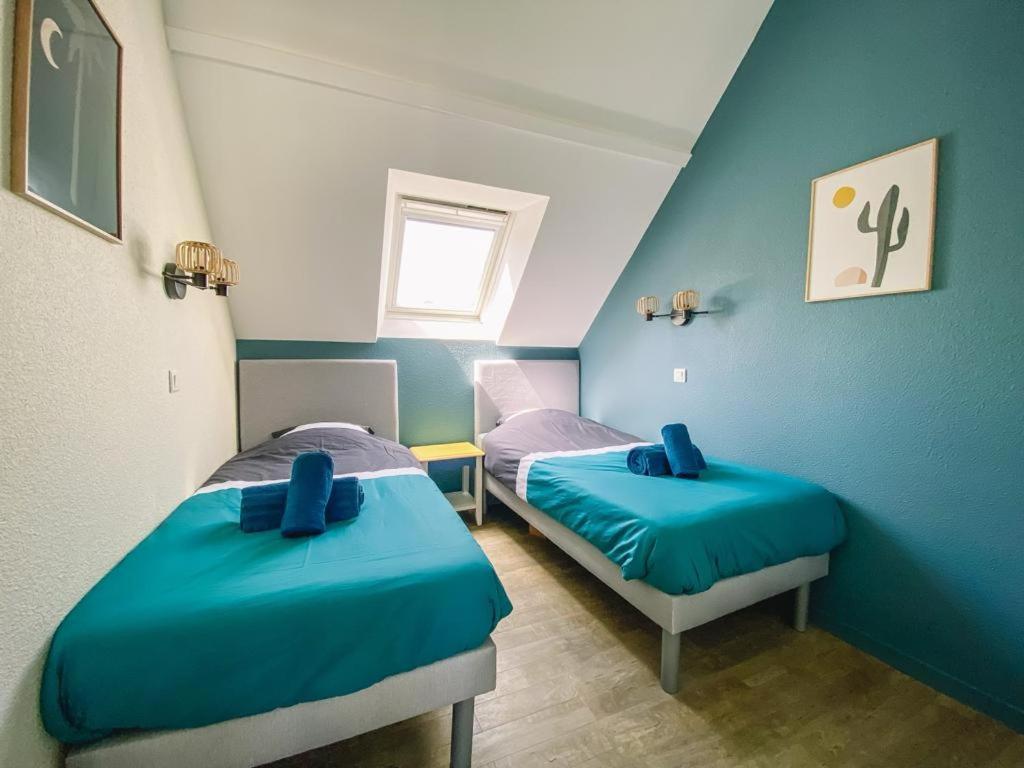 Appartement En Duplex Front De Mer, Cap Coz Fouesnant Eksteriør billede