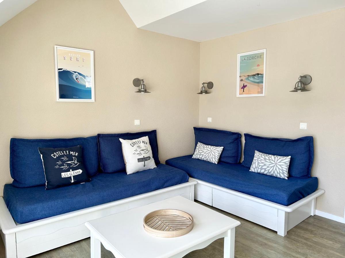 Appartement En Duplex Front De Mer, Cap Coz Fouesnant Eksteriør billede